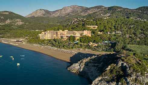 Luftaufnahme von der Anlage